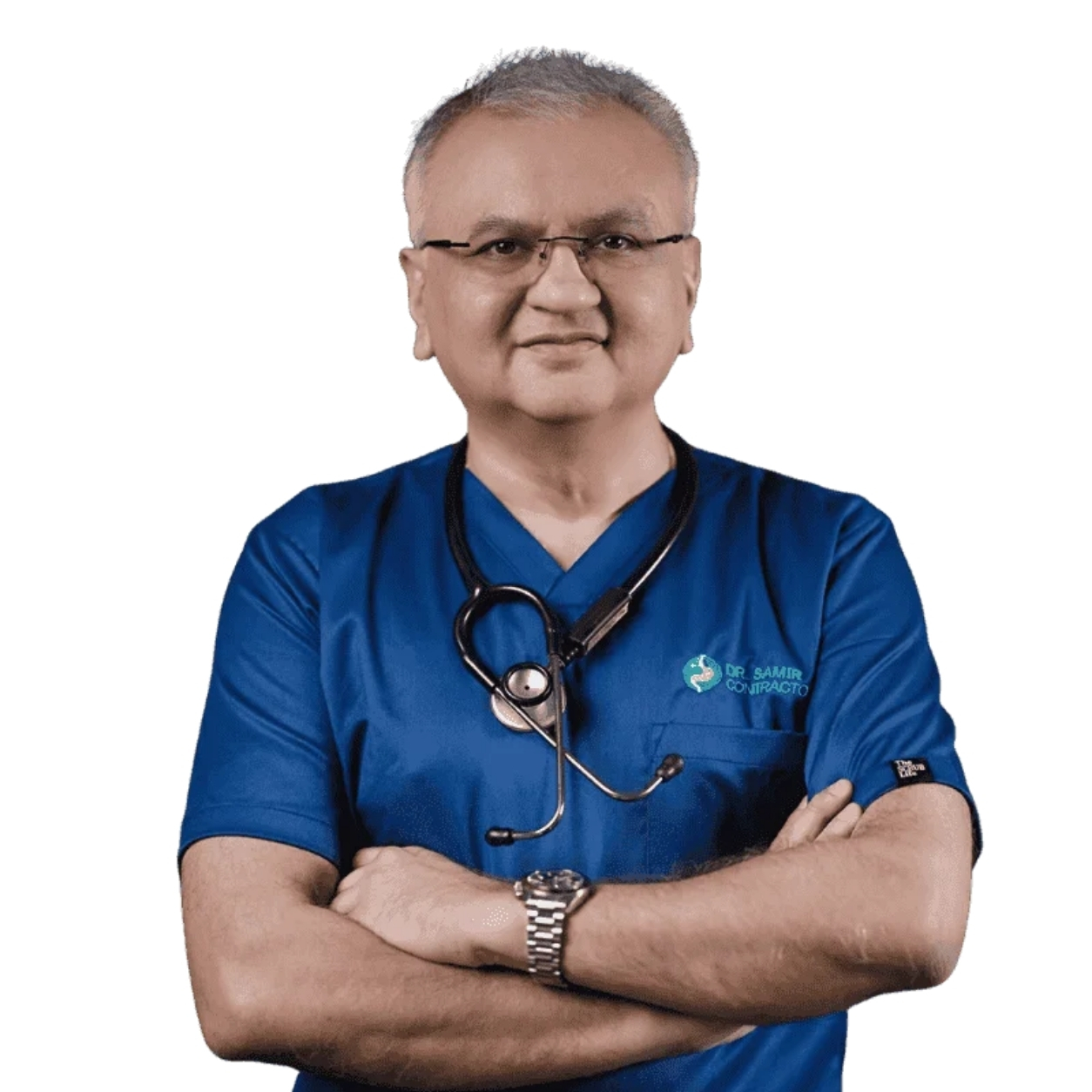 Anonymous doctor profile placeholder illustration